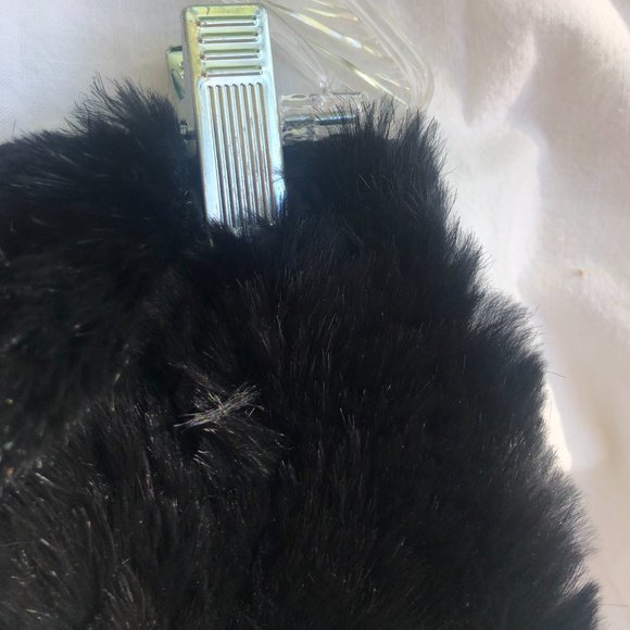 Fur Black Scarf - Picture 5 of 5